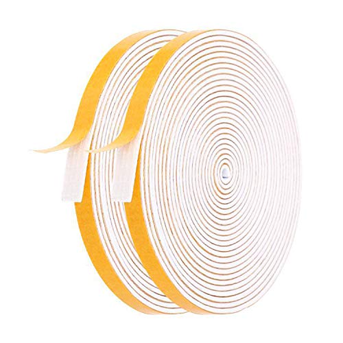 1/4 in W X 1/16 in T Ultra Thin Weather Stripping for Gasket Tape - size: 1/4"(W) x 1/16"(T) x 26'(L)