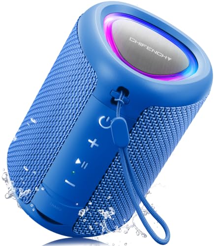 Portable Bluetooth Speaker Beach Essentials: IPX5 Waterproof for Outdoor - color: Blue