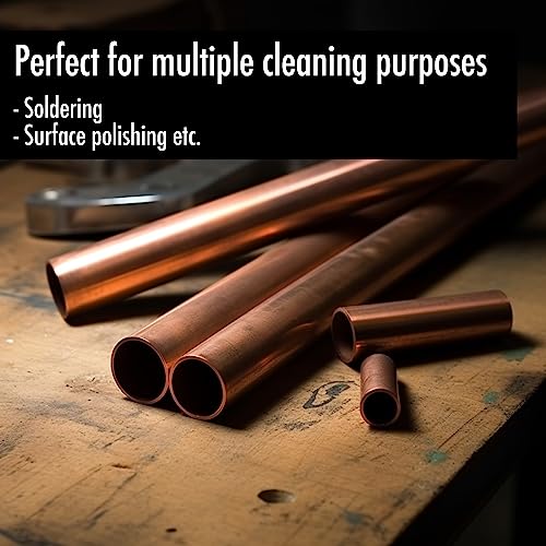 6pcs Copper Tube Pipe Cleaner, 1/2” 3/4” 1” Pipe Cleaning Brush Set, Stainless Steel Wire Bore Brushes for Power Drill, 1/4 Inch Hex Shank - style: 6pcs Standard
