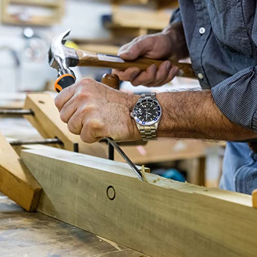 Buck Brothers 74711 Wood Chisel 1/4 Inch, For Trim, Carving, and Detail Work, Comfort Grip Handle, Resharpenable High Carbon Steel Blade, Mallet-Safe Design for Carpentry and Wood Working - style: 1/4 Inch