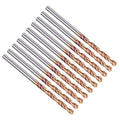 PATIKIL 1.8mm Drill Bit Carbide for Stainless Steel Hard Metal 130° 10 Pack - size: 1.8mm