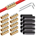 GRZWAYS 6 8 10 AWG Gauge Wire Connector Nut Kit, Copper Connection Terminal - style: 10 sets