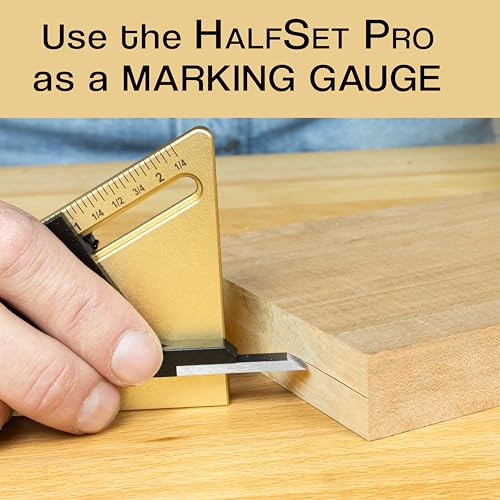 HALFSET PRO Precision Center Gauge Find Exact Half Thickness