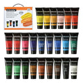 24 Colors Professional Acrylic Paint Set, Artist Paint Supplies - color: 24 Colors