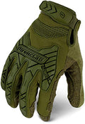 Ironclad Command Tactical Impact, Touch Screen Gloves, TPR Impact Protection, TAA Compliant (1 Pair) IEXT-ICOY-02-S - color: Od Green, size: X-Large