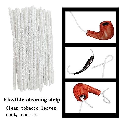 WAFJAMF 56 Pcs Pipe Cleaner Kit 50 Strips 1 Tamper Tool 5 Brushes Set - color: Pipe Cleaning Kit-56pcs