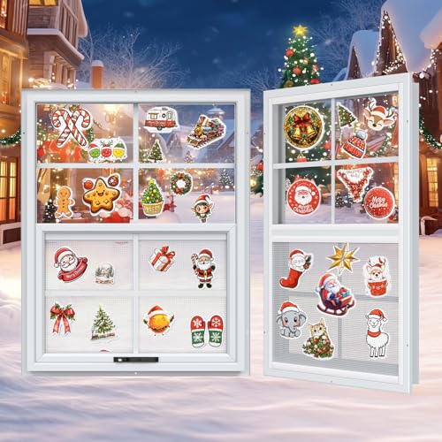 2 Pack 18 x 23 Shed Windows with White Frame, Flush Mount Small Window with PC Screen for Shed for Shed, Chicken Coop, Household, Playhouse, Garage