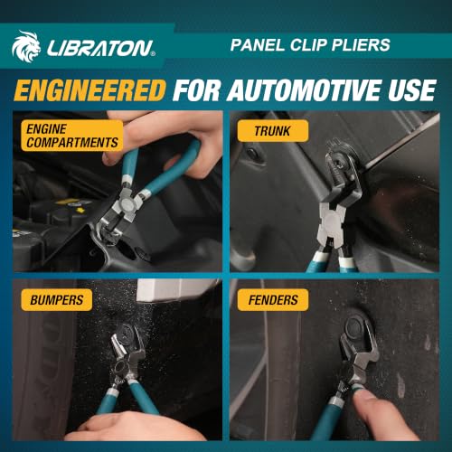 Libraton Panel Clip Pliers, Diagonal Cutting Pliers, Clip Removal Tool