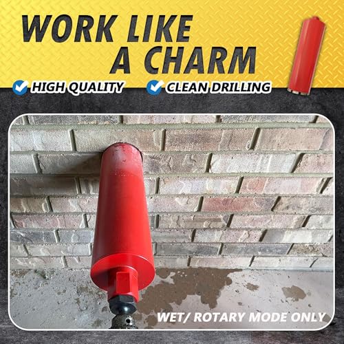 2-1/4" Wet Diamond Core Bit for Concrete & Masonry, 1-1/4"-7 Arbor - size: 2-1/4 Inch