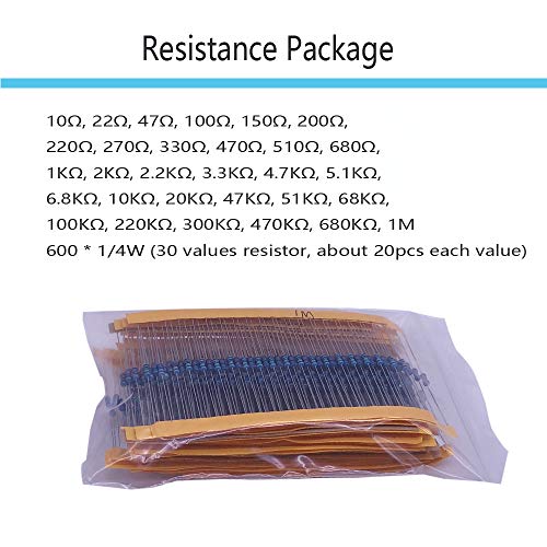 Electronic Component Kit Total 1390 Pcs, LED Diodes