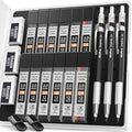 Nicpro 2mm Metal Mechanical Pencil Set with Case, 3PCS - size: 3 Pack