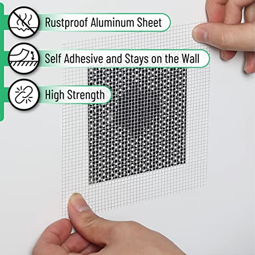 Bates- Drywall Repair Kit, 16 pcs, Aluminum Wall Repair Patch Kit - size: 16 pcs, 4", 6", 8"