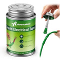 Liquid Electrical Tape 4oz Waterproof Liquid Tape Electrical Insulating Glue with Brush Cap, High Temperature Resistant Flexible Rubber Coating for Wires Cables, Plug, Automotive(Green) - color: Green