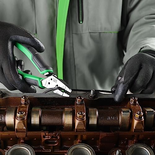 SK 7'' Multi-Use Side Cutters, 5-IN-1 Diagonal Cutting Pliers, CR-V Steel - style: Multi-Use Diagonal Pliers