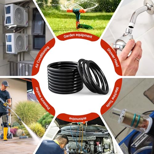 419 Pcs O-Ring O Rings Assortment Kit 32 Sizes Nitrile Rubber - style: 32 Size/419 Pcs