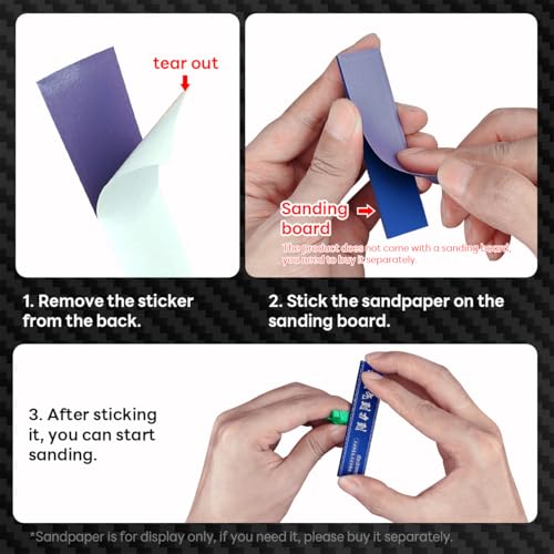 stedi Metal Sanding Sticks 4PCS, Hobby Model Tools for Gundam - style: 4PCS Metal Sanding Sticks