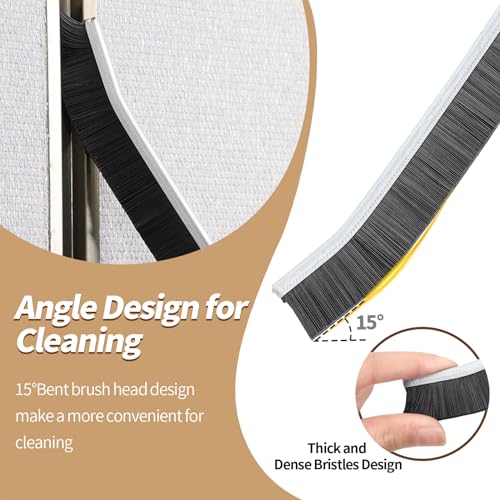 7 Pcs Hard Bristle Crevice Cleaning Brush, Multifunctional Grout Cleaner Brush, Thin Gap Cleaning Brush Set, Small Cleaning Tools for Household Use, Kitchen, Bathroom, Toilet, Window Track,Tight Space