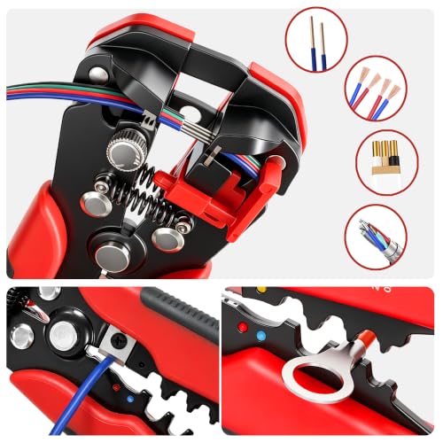 Kuject Wire Stripper Crimping Tool for Heat Shrink Connectors