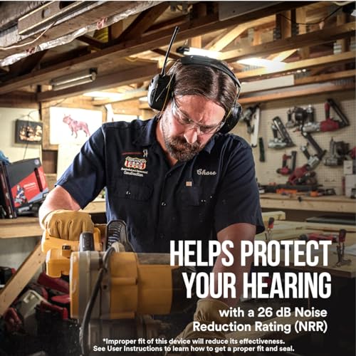 3M WorkTunes Connect + AM/FM Wireless Hearing Protector with Bluetooth