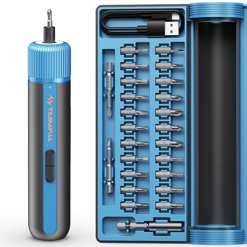 Tilswall 4V W122 Electric Screwdriver Cordless, 10N.m High Torque /260 RPM