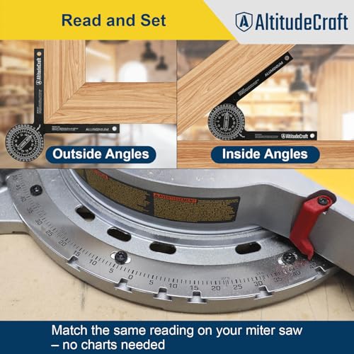 2-in-1 Crown Molding Jig and Miter Saw Protractor Set - style: Miter Saw Set
