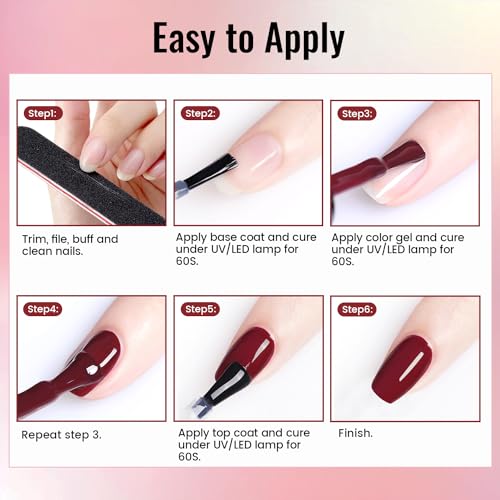 JODSONE Gel Nail Polish Kit with U V Light 32 Colors Gel Polish Nail + 4 Functional Adhesive Bottles Kit Soak Off Manicure Tools Gifts for Women - color: KIT-01