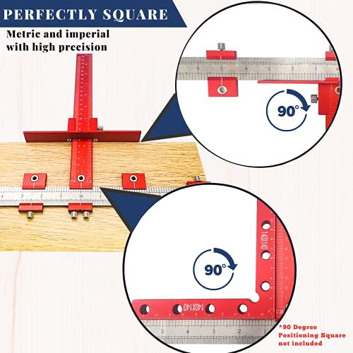 Cabinet Door Handle Jig for Hardware Mounting with Φ5mm& Φ4mm Drill Guide