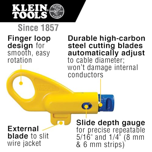 Klein Tools VDV110-261 Twisted Pair Radial Stripper - style: Twisted Pair Jacket Stripper