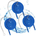 Toilet Flapper Replacement 2 Inch - Compatible with Most American Standard Kohler Fluidmaster Toto Gerber Toilets Tank Water Saving Rubber Flush Valve Flapper with Stainless Chain Blue 3 Pack - style: 2 inch-3 Pack