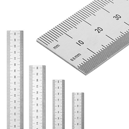 Mr. Pen- Machinist Ruler, 4 Pack, (6, 8, 12, 14 Inch) - style: 6, 8, 12, 14 inch