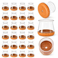 Ansible 36Pcs Chair Leg Floor Protectors for Hardwood Floors, Silicone Caps - size: X-Small