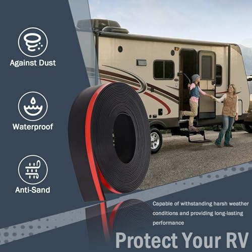 4 Inch RV Slide Out Seal, Rubber Weather Stripping Wiper(25Ft) - color: 4", size: 25 Feet