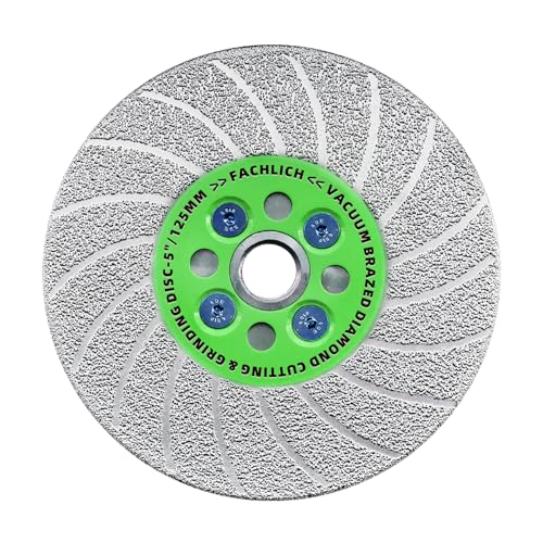 5Inch Tile Saw Blade - Diamond Grinding Disc Cutting Disc Wheel for Cutting Grinding Marble Granite Concrete Porcelain Ceramic Tile,5/8-Inch-11 Arbor - size: 5"/125mm