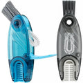4 in 1 Cup Lid Cleaning Brush Set Multifunctional Bottle Brush Cleaner Tiny Bottle Cup Lid Brush Straw Cleaner Tools Mini Silicone Bottle Cup-Holder Cleaner with Hook Remover Blue & Grey - style: 1pc Blue 1pc Grey 4in1