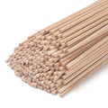 Wooden Sticks Wooden Dowels for Crafts 1/8 x 12, 200 PCS Small Round Wood Dowel Rods, Wood Sticks for Crafting, Unfinished Hardwood Birch Sticks for Tiered Cake Dowels, Flower Bouquet, Popsicle - size: 1/8"×12"-200PCS