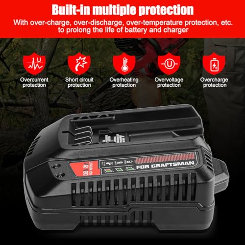 CMCB104 20V Charger Replacement for Craftsman V20 20V Battery Charger