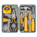 Hi-Spec Small Tool Kit Compact Set for Home and Office DIY, Yellow - color: Yellow
