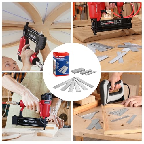 WORKPRO 18 Gauge Brad Nails, 2", 1-1/4", 3/4" Brad Nails, 6,000 Count - size: 2'',1-1/4'', 3/4''