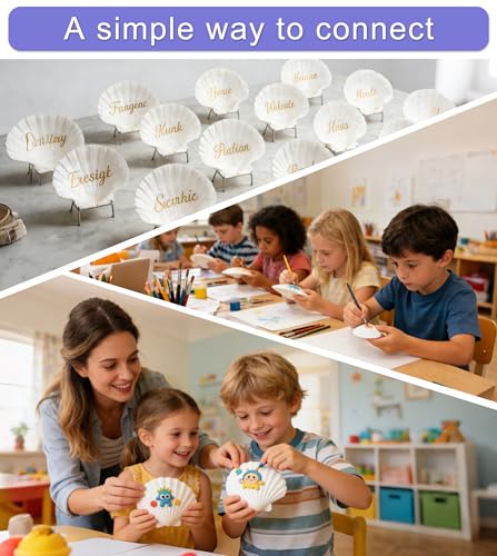 denking Scallop Shells, 20 PCS, 2.7-3.1 Inch - color: 20pcs 2.7"-3.1"