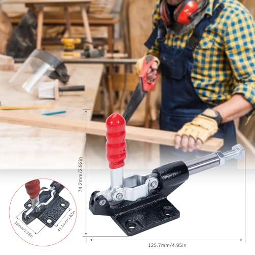 4-Pack 305C Push Pull Toggle Clamp, 500 lb Holding Capacity - style: 305C,4PK