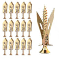 50Pcs Self Drilling Drywall Anchors with Screws Zinc Plated