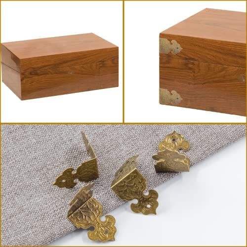 Antique Corner Protectors, 1 x 0.68inch, Style C, 20Pcs - size: 1 x 0.68inch (20Pcs), style: Style C