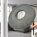Weather Stripping Brush Door Seal Strip- Card Slot Weatherstrip for Sliding Windows & Doors - No Adhesive Backing - size: 16.4FT, 3/16''Wide X 1/2''Thick