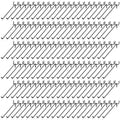 Shimeyao 200 Pcs Peg Board Hooks Stainless Steel Pegs,8 Inch,Black - color: Black, size: 8 Inch