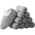 Non Woven Disposable Non Slip Shoe Covers 50Pcs (25 Pairs) (Grey) - color: Grey