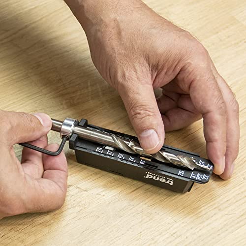 Trend Single Pocket Hole Jig with HSS Drill Bit & Depth Setting Collar, Square Drive Bit & Pocket Hole Screws Selection, PH/JIG/BS - style: Single