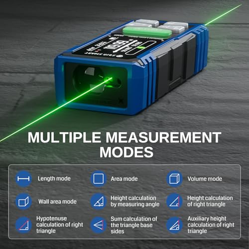 SainSmart Dual Laser Measuring Tool, 393Ft Green Bilateral Distance Meter - color: Green
