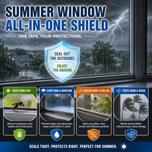 SWRT Window Sealing Tape, 2 in x 33 ft, 20 Mil Thick, AC Insulation Seal