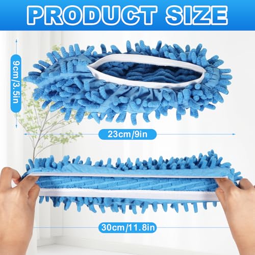 Mop Slippers Shoes 15 Pairs (30 Pieces) - Microfiber Cleaning House Mop Slippers, Floor Cleaning Tools Shoe Cover, Soft Machine Washable Reusable Microfiber Foot Socks for House Kitchen Office - color: 15 Pairs, 30 Pieces, 5 Colours