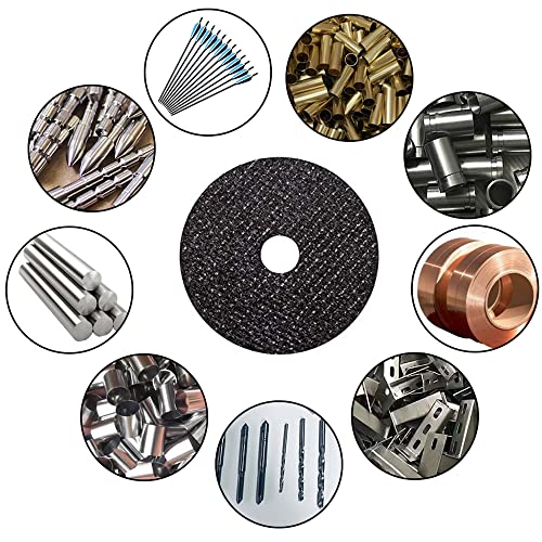 SI FANG 11 Pack 2 Inch Die Grinder Cut Off Wheel with 1/4 Arbor Accessories - style: 2'' Cut Off Wheel and Mounting Mandrel
